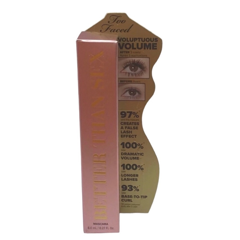 Too Faced Better Than Sex Full-Size Mascara, (Black) (NWT) - Picture 6 of 10